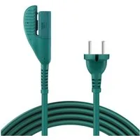 McFilter Kabel passend für Vorwerk Kobold VK 135, VK 136 Stromkabel, Typ EF (Konturenstecker), (700 cm), Staubsauger Kabel