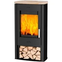 Fireplace Kaminofen »Tuvalu Sandstein Top«, 6,2 kW, Zeitbrand