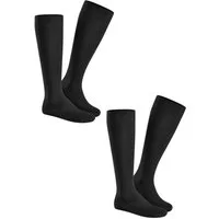 Hudson Kniestrümpfe ONLY 2-PACK (2er Pack) Komfortbund mit weitem Fußausschnitt