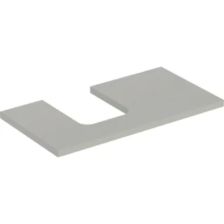 Geberit ONE Waschtisch-Platte, Ausschnitt links, für Aufsatzwaschtisch Schalenform 505293007