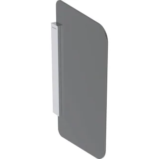 Geberit Urinaltrennwand Glas rechteckig schwarz, 115211CD1 115211CD1