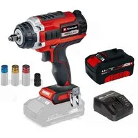 Einhell Akku-Schlagschrauber Schlagschrauber IMPAXXO 18/450 Akku 4.0 Ah 18V 3-Gang-Getriebe, BL