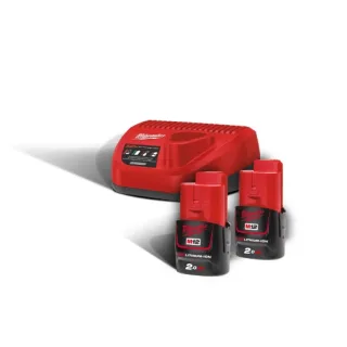Milwaukee 12V Starterset Akku-Set M12 NRG-202 - 4933459209