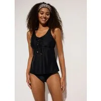 bonprix Tankini (Set) mit Bindeband, in Größen 38 bis 54, aus Polyamid und Elasthan