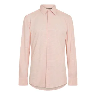 Boss - Hemd für Herren, Punkt Kragen, Oxford-Stil, Langärmlig (Dunkel-Orange)