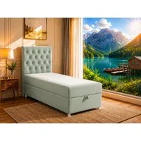 Best for Home Boxspringbett Trinity K-14 Boxspringbett mit Bettkasten & Bonnell-Federkern (Einzelbett, Polsterbett gepolstertes Kopfteil, Jugendbett, Kinderbett, 3-St., 70x200 80x200 90x200 100x200 cm), Handwerksqualität, TOP Preis-Leistungs-Verhältn