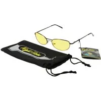 Lifetime Brille NACHTSICHT BRILLE Beutel Auto Nachtsichtbrille Nachtfahrbrille 28, Kontrastbrille