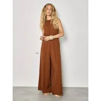 Apricot Jumpsuit Jumpsuit mit weitem Bein
