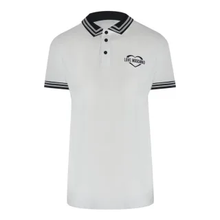 Love Moschino - Poloshirt für Herren, Baumwolle (Weiß)