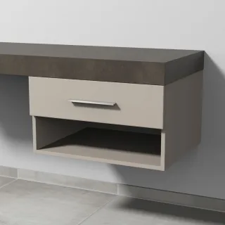 Sanipa Anbau-/Solitärschrank 2morrow (G3354) 340x600x520 Kaschmir-Matt, G33541U G33541U
