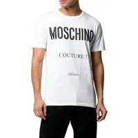 Moschino T-Shirt COUTURE Milano T-shirt Logo Printed Tee Shirt Top Unisex " Couture! Milano "