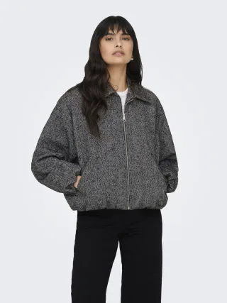 ONLY - ONLALBERTE LIFE BOMBER CC OTW Black - Gr. - L