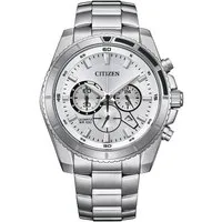 Citizen Chronograph AN8200-50A, Armbanduhr, Quarzuhr, Herrenuhr, Edelstahlarmband