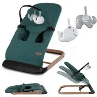 COIL Babywippe Baby Bouncer, Babyschaukel, Schaukelstuhl, 3-Stufen-Verstellung, Anti-Rutsch-Elemente, ergonomische Polsterung