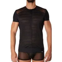 LOOK ME T-Shirt Herren-Shirt in schwarz - L