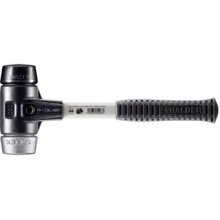 HALDER SIMPLEX - Schonhammer mit verstärktem Tempergussgehäuse und Fiberglasstiel, Gummikomposition - 3729.050