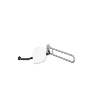 Hewi 801 Rückenstütze 801.51.9271L92 Wandabstand 230mm, rechts, Lehne signalweiß, anthrazitgrau