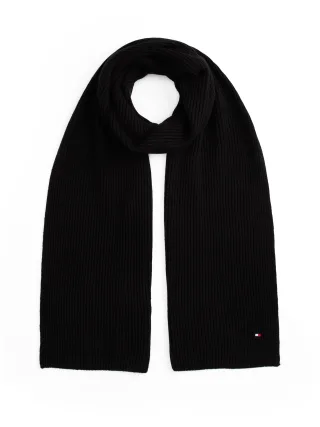 TH FLAG PIMA COTTON CASH SCARF Black - Gr. - OS