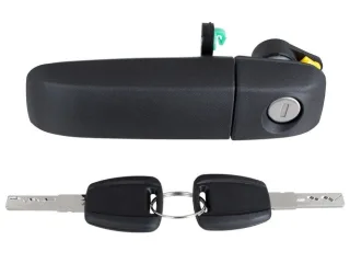 Türgriff Griff Außentürgriff LINKS VORNE 2x Schlüssel für Fiat Panda 2003-2009