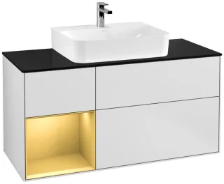 Villeroy & Boch Waschtischunterschrank Finion F16 1200x603x501mm WT mittig, F162HFMT F162HFMT