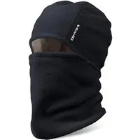 LuxusKollektion Sturmhaube Sturmhaube Fleece Halswärmer Herren Damen Winddicht Ski Schwarz