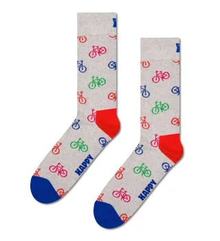 happy socks - Bike Sock Grau - Gr. - 38