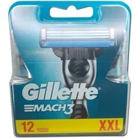 Gillette Rasierklingen Mach3, 12-tlg., 12er Pack