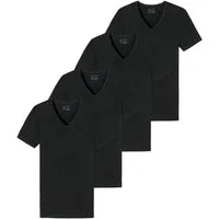 Schiesser T-Shirt V-Ausschnitt, kurzarm, im 4er Pack