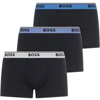 BOSS Trunk (Packung, 3-St) aus Stretch-Baumwolle mit Logo-Bund, mittlere Bundhöhe