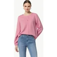 comma Langarmbluse Bluse Lyocell-Bluse mit Cut-Out