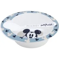 Disney Mickey Mouse Kindergeschirr-Set Kindergeschirr Set Schale und Löffel für Kinder (2-tlg), 1 Personen