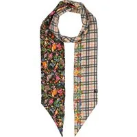 Fraas Modeschal Twilly aus Seide mit FRAAS Plaid Karo und Tier-Print, (keine)