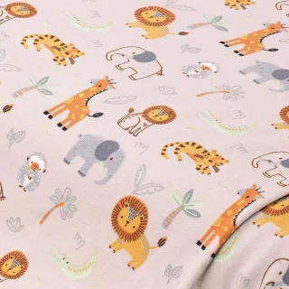 Baumwoll-Jersey "Safari" mit Elasthan, braun-color