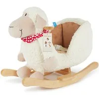 BIECO Schaukeltier Bieco Plüsch Schaukeltier Schaf Kinder