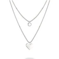 Liebeskind Berlin Kette mit Anhänger Schmuck Edelstahl Layered Love Herz