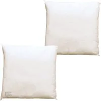 matches21 HOME & HOBBY Kissenbezüge Flauschige Polyester Kissenfüllungen Füllkissen 2er in 30 x 30 cm, (2 Stück), Weiches Innenkissen als Kissenhülle Kissenbezug Dekokissen Füllung