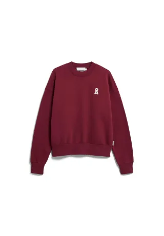 Armedangels - ICONIC Å ALIZAA SWEAT velvet red - Gr. - XXL