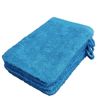 Lanudo? Waschhandschuh Pure Line 21x15 cm 4er Set T?rkis