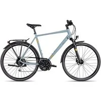 2R Manufaktur Trekkingrad TRS27, 27 Gang Shimano RD-T4100 Alivio-9 Schaltwerk, Kettenschaltung, Trekkingrad 28 Zoll blau