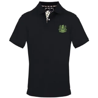 Aquascutum - Poloshirt für Herren, Mit Kragen, kurzärmlig (Schwarz)