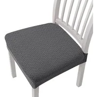 Diwzbyn Stuhlhusse Dehnbarer Bürostuhlbezug, Stuhlbezug Sitzfläche Abnehmbar Waschbar, Hochelastischer Anti-Staub Stuhl Slip Cover Kissenbezug