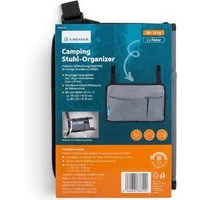 Kremer Hängeregal Camping Stuhl-Organizer 30 x 20 cm Armlehnen Hängetasche Utensilien