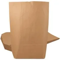 ARLI Müllbeutel 25x Papier Sack Bio 120L Papierbeutel Müllbeutel 70x95+25cm 70 g/m², Papiersack