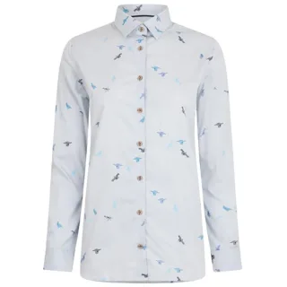 Musto - "Country" Hemd für Damen (Weiß/Blau)