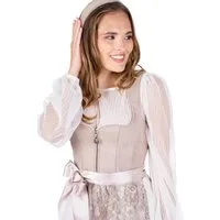 MarJo Dirndl Midi Dirndl 2tlg. - SCHONGAU - taupe
