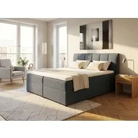 ED EXCITING DESIGN Boxbett "Granada" inkl. Bettkasten und Topper, erhältlich in den Größen 120x200cm, 160x200cm & 180x200cm