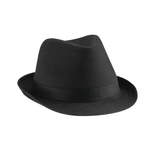 Beechfield - Fedora-Hut für Herren/Damen Unisex (Schwarz)