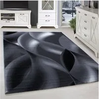 SIMPEX24 Designteppich Abstrakt Wellen Design, Läufer, Höhe: 6 mm, Modern Kurzflor Teppich Wohnzimmer Abstrakt Wellen Design Pflegeleicht