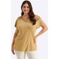 Sheego T-Shirt Kurzarm-Shirt Kurzarm