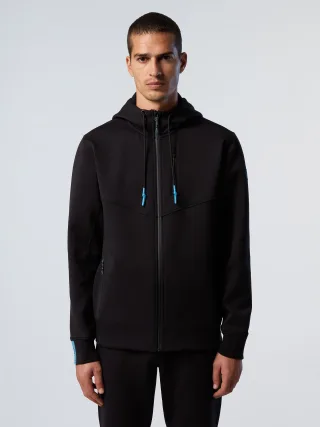 North Sails Kapuzenpullover Interlock-Reißverschluss mit durchgehendem Reißverschluss